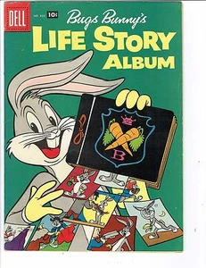 Bugs Bunny's Life Story Album 838 &  647  Dell Giant Comic VG  Warehouse 1957 - Bild 1 von 4