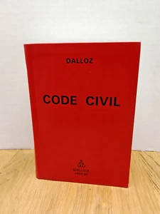 Dalloz Code Civil Universitaires et Professionnels 1993-94 Leather Cover French - Imagen 1 de 14