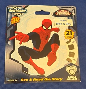 SEALED ULTIMATE SPIDER-MAN - Episode "Not a Toy" view-master 3 Reels Set NEW - Picture 1 of 2