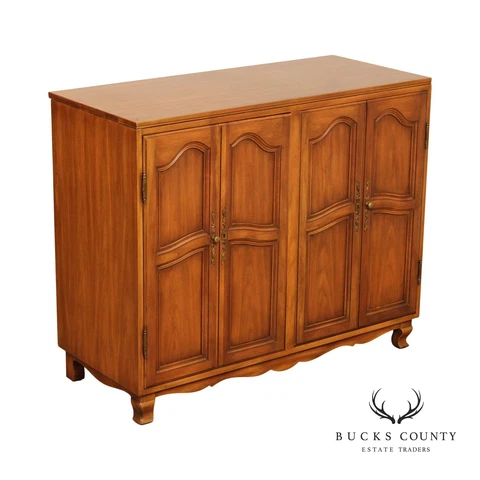 John Widdicomb French Provincial Style Fruitwood Gentleman's Chest Cover