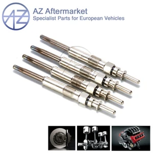 AZ 4x Diesel Heater Glow Plugs Fits BMW 3 Series (E90) 320 d - Picture 1 of 1