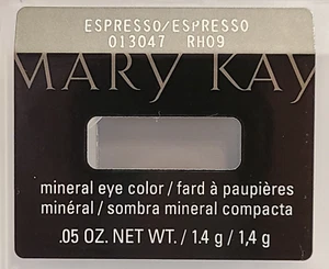 Mary Kay Mineral Eye Color Shadow - ESPRESSO #013047 - Discontinued New - Picture 1 of 3
