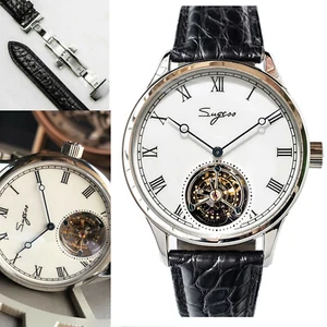 Sugess Enamel Tourbillon Seagull ST8230 Mechanical ROMA INDEX Watch SU8230RSW - Picture 1 of 11