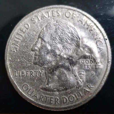 25 cent us coins 2002p mint error - Image 1 of 4