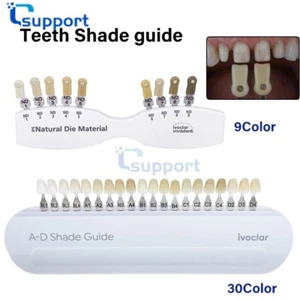 New Type Ivoclar Vivadent Dental Shade Guide A-D 20 IPS Die ND1-9 Bleach Teeth - Picture 1 of 12