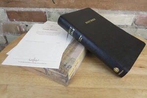 Vintage Cambridge, KJV Presentation Ref/Turquoise Family Bible, Black Goatskin - Bild 1 von 24