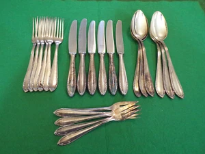 Cubiertos barrocos BSF modelo Linda 6 personas 23 piezas en plata años 90 ¡EXCELENTE! - Imagen 1 de 5