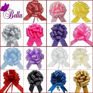 WEDDING CAR Decoration LARGE Bows PARTY DECOR PEWS Hamper FLOWERS PROM LIMOUSINE - Picture 1 of 19