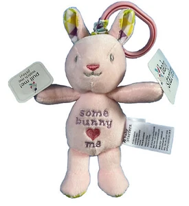 Bunny Rattle Rattles & Vibrates-Infant Baby RARE Discontinued-NEW - Picture 1 of 7