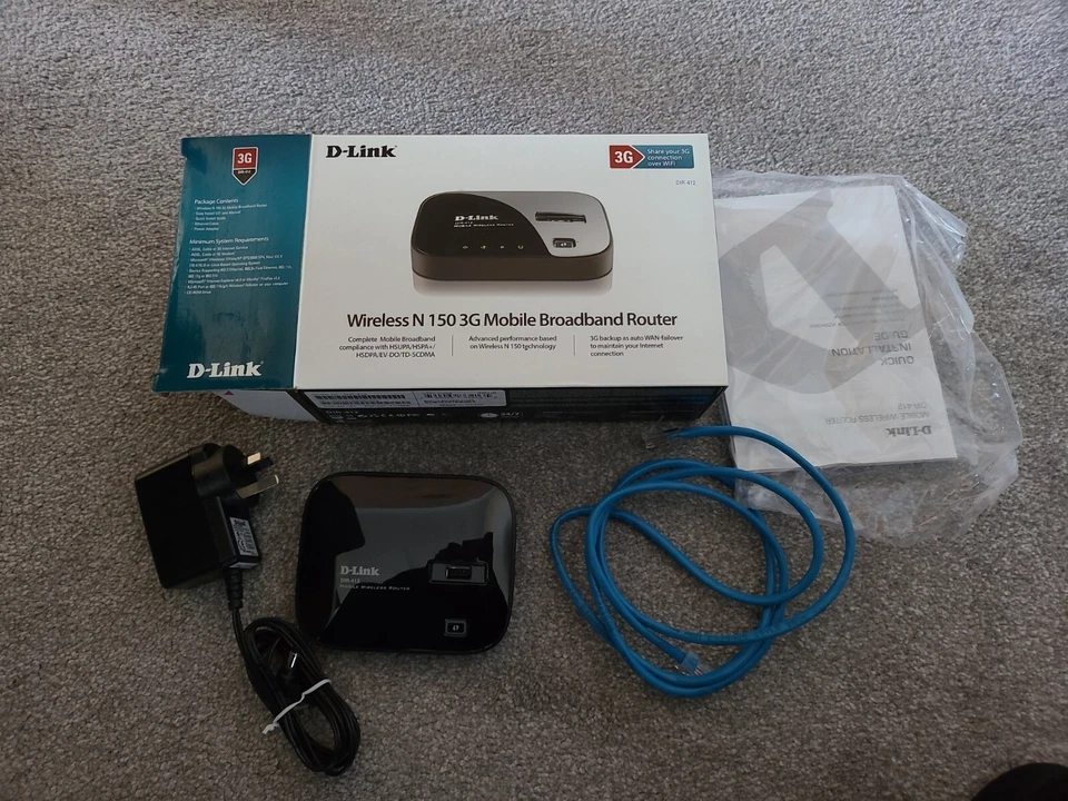 D-Link Wireless N150 3G Mobile Broadband Router DIR-412 - Image 1 of 4