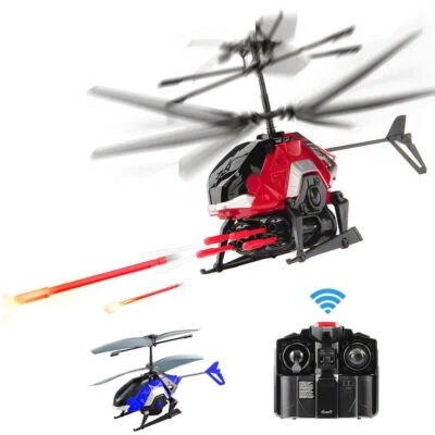 2.4G RC Aircraft Remote Control Combat Helicopter Missile Shooting Plane Kid Toy - Image 1 of 4