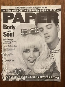 PAPER Magazin - Februar 1988 Ausgabe mit Ricki Lake auf Cover (seltene Ausgabe), verkauft wie besehen - Bild 1 von 4
