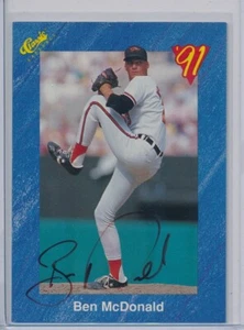 Signed Ben McDonald 1991 Classic Baseball Card - Picture 1 of 1