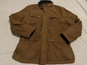 Brooks Brothers Thermore British Millerain Co Brown Coat Jacket Mens 2XL XXL - Picture 1 of 12