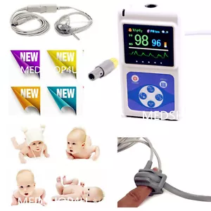 FDA CE Neonatal Infant pediatric Kids New Born Pulse Oximeter Spo2 Monitor USB - Picture 1 of 12
