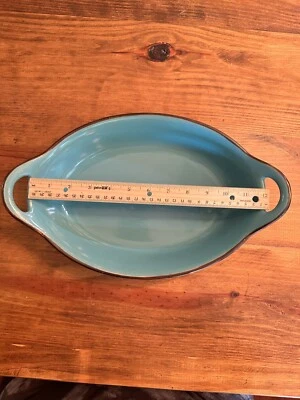 Panelas esmaltadas Members Mark aro preto turquesa pesadas 1,66 Qt - Imagem 1 de 4