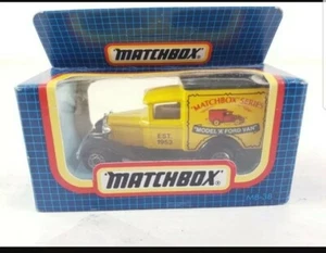 Matchbox Est 1953 Model A Ford Van Brand new Yellow - Picture 1 of 12