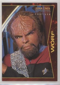 1997 SkyBox Star Trek: Deep Space Nine Profiles Lt Commander Worf Worf #10 0f6
