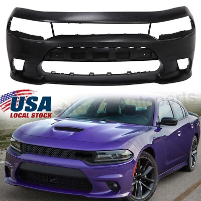 Cubierta de parachoques delantero Fit 2015-2023 Dodge Charger R/T SRT Hellcat Scat Pack Foto 1 de 4