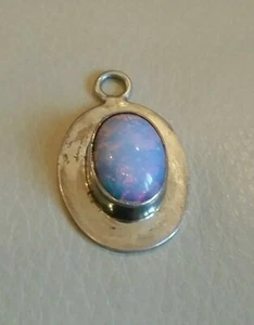 ciondolo per catena girocollo argento 925 opale Opal Pendant Sterling $ - Foto 1 di 1
