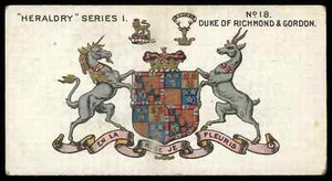 Taddy - 'Heraldry' (1910) - Duke of Richmond & Gordon - Picture 1 of 2