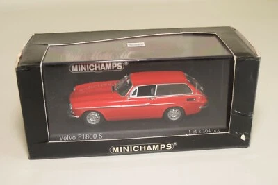 A23 1:43 MINICHAMPS VOLVO P1800 S P 1800 ES 1971 RED MINT BOXED RARO! - Immagine 1 di 4