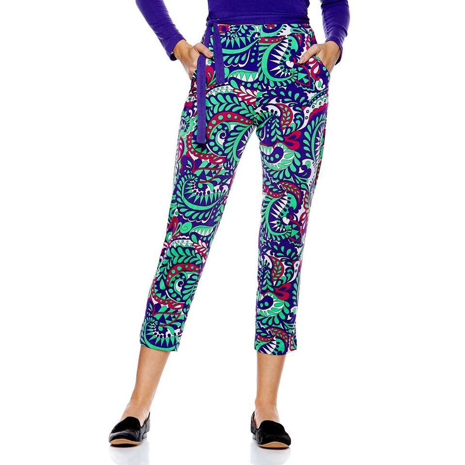 Брюки тонкие с принтом Nikki от Nikki Poulos «Miami» 286403J - Изображение 1 из 1