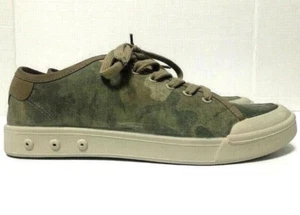 Rag & Bone Standard Issue Casual Shoes Sneakers Green Canvas Camo Mens Size 10 - Picture 1 of 12