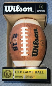 2016 Wilson Authentic NCAA CFP On Field Game Football Ball Leder Neu im Karton - Bild 1 von 9