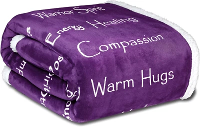 - Compassion Blanket (Brand)- Strength Courage Super Soft Warm Hugs, Get Well Gi - Image 1 of 4