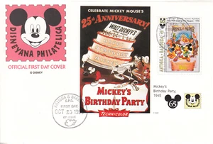 ANTIGUA & BARBUDA – 1993 “DISNEY – MICKEY’S BIRTHDAY PARTY” SS on FDC - Picture 1 of 1