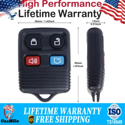 2x Chaveiro Controle Remoto de Carro para 2003 2004 2005 2006 2007 2008 Ford Expedition Explorer - Imagem 1 de 4