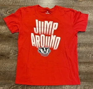 University Of Wisconsin Badgers Jump Around Shirt Adult XL - Picture 1 of 8