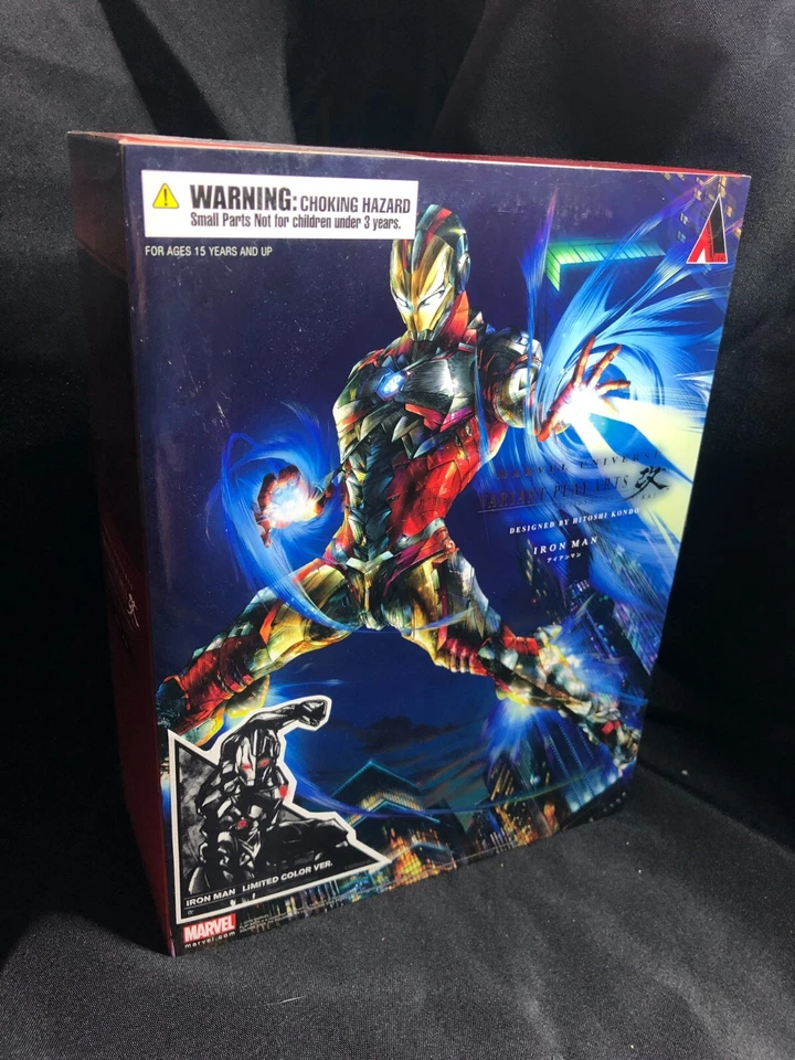 AUTÉNTICA FIGURA VARIANTE IRON MAN Square Enix Play Arts KAI Universo Marvel  Foto 1 de 4