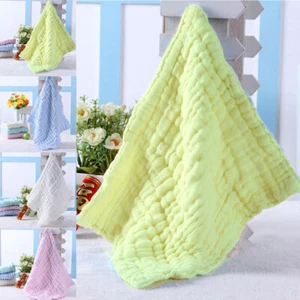 Soft Cotton Baby Infant Newborn Bathing Towel Washcloth Feeding Wipe Cloth 83 - Picture 1 of 6