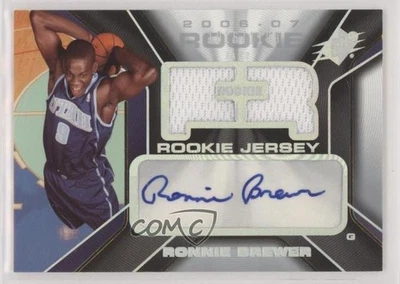 2006-07 SPx Rookie Jersey Auto /1199 Ronnie Brewer #148 Rookie Auto RC - Image 1 of 2