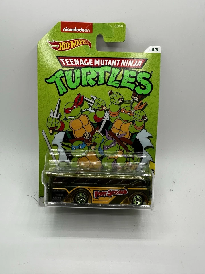 Hot Wheels 2020 Teenage Mutant Ninja Turtles Surfin' School Bus TMNT A1