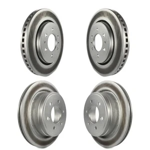 Front Rear Quiet Brake Rotors for Ford F-150 2012-2020 oeP5 Coated OEM Like - Picture 1 of 12