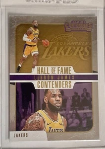 2018 Panini Contenders Hall of Fame Lebron James Los Angeles Lakers No.9 - Picture 1 of 2