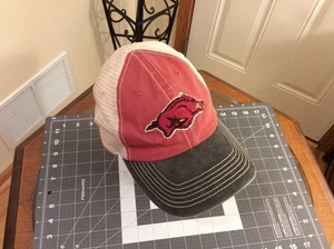 Arkansas Razorbacks Top Of The World Offroad Trucker Adjustable Snapback Hat - Picture 1 of 9