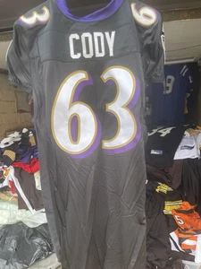2010 Authentic Reebok Game Used Jersey Baltimore Ravens Terrence Cody # 63 - Picture 1 of 8