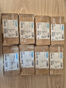 Hager Job Lot – 33x Pre-Owned RCDs & RCBOs – Type A/B – 63A / 1P / 2P–Quick Sale - Picture 1 of 2