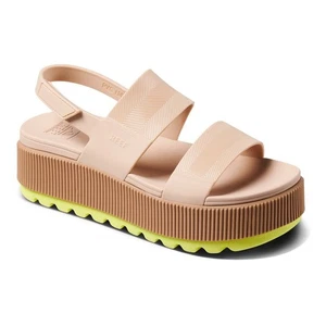 Reef Water Vista Higher CJ3571 Sandals Women's US 8 Sand Lime Platform ZOGG1252 - Picture 1 of 12