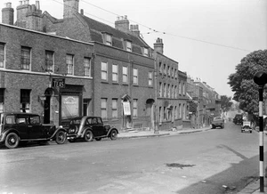 Uxbridge High Street opposite Harefield Road 1936  Historic Old Photo - Foto 1 di 1