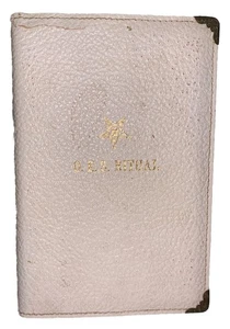 1953, RITUAL OF THE ORDER OF THE EASTERN STAR, w LEATHERETTE COVER, MASONIC - Picture 1 of 9