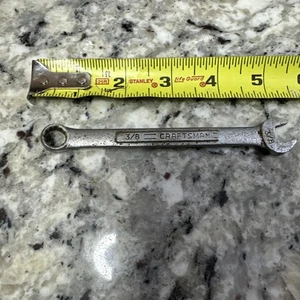 Vintage CRAFTSMAN COMBINATION WRENCH 12 PT 3/8 (44693) -vv- - Picture 1 of 7