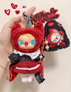 POPMART Why So Serious Series Vinyl Plush And Pendant Chain CRIMSON DANCER - Picture 1 of 3
