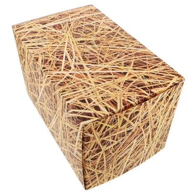  Party Decoration Props Baby Man Decorative Bales of Hay Photo for Decorating - Image 1 of 4