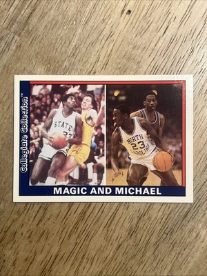 Michael Jordan Magic Johnson 1991 Collegiate Collection 12th National Promo - Image 1 of 2