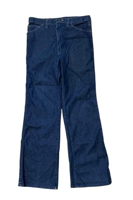 Jeans Wrangler Vintage Años 70 Azul Índigo Bootcut Western Para Hombre Talla 33x31 Garra Foto 1 de 4